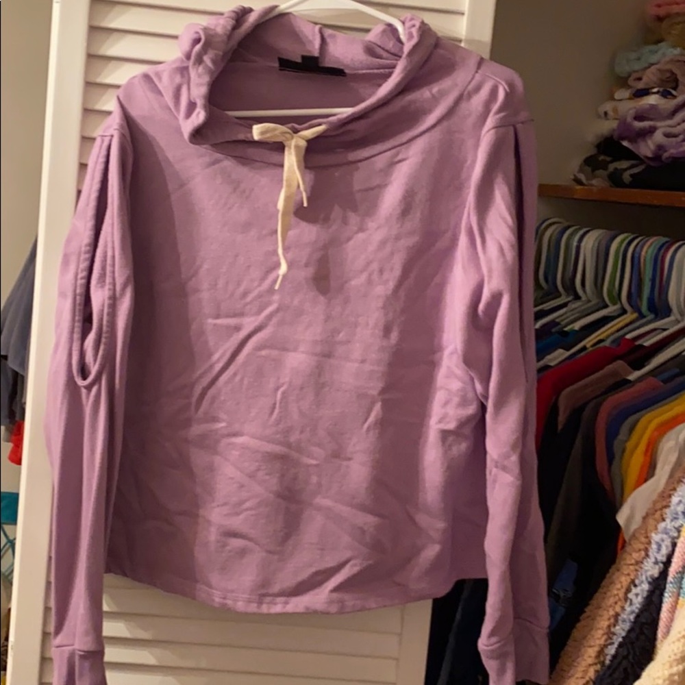 Purple sweatshirt